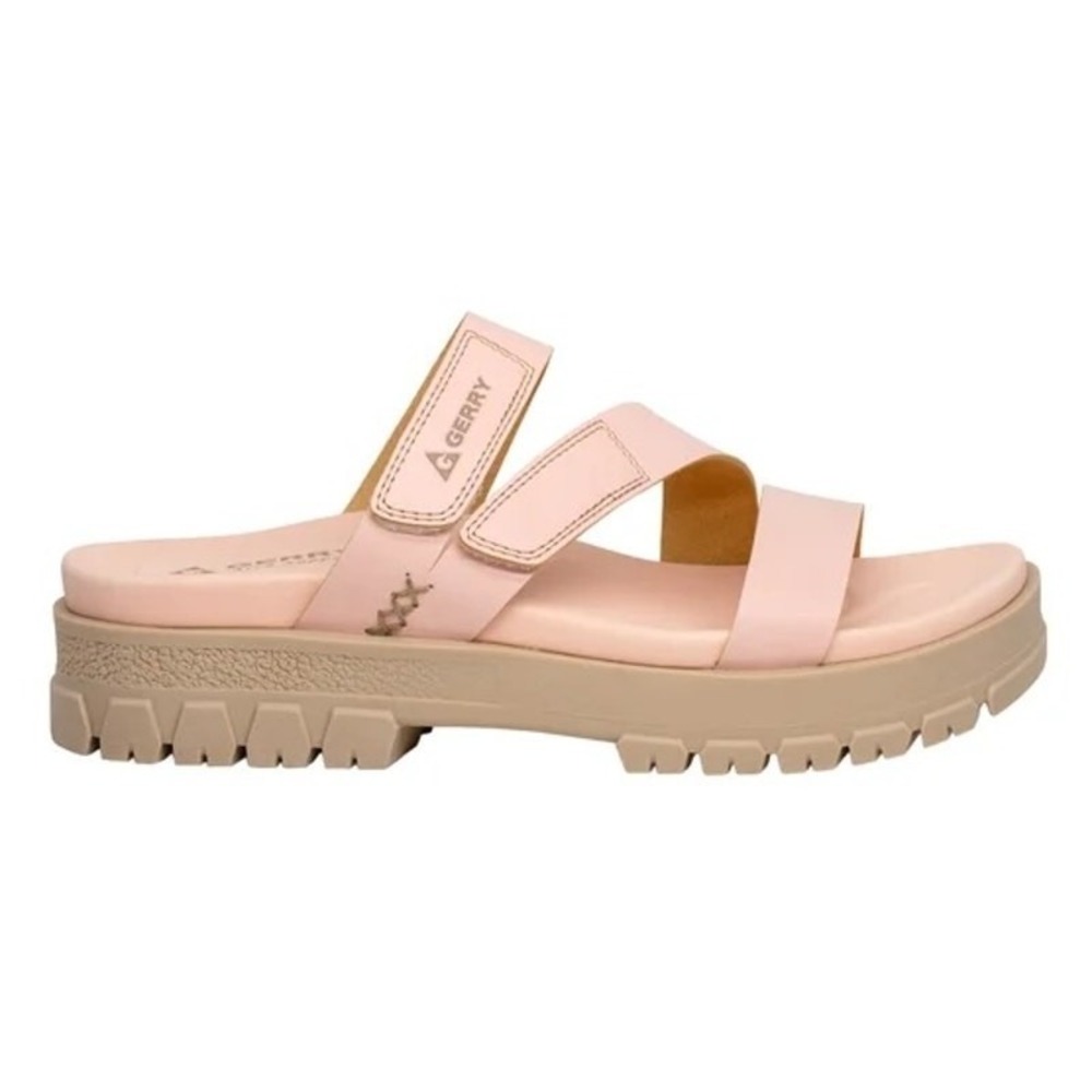 Gerry Women's Choclo Pink Strappy Platform Sport Sandals Size 8